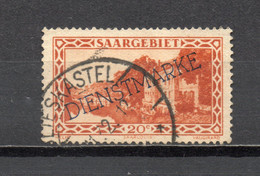 SARRE SERVICE   N° 18   OBLITERE  COTE 1.60€    CASERNE VAUBAN - Dienstmarken