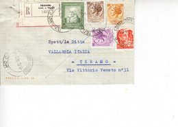 ITALIA 1961  - I:P: Raccomandato  -  Reso Al Mittente - Affrancatura Mista - Interi Postali