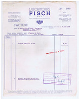 PARIS - Laboratoires FISCH - 104 R. Du Fbg. Poissonnière - 10E - Usine à MULHOUSE-DORNACH ( 68 ) - Autres