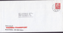 Denmark INTERNATIONAL THERMO-TRANSPORT Svend Wetter Brotype HOBRO 1976 Cover Brief Margrethe II. (Cz. Slania) - Storia Postale