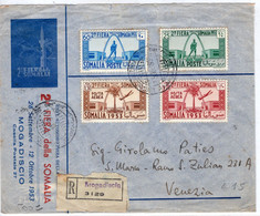 Somalia AFIS (1953) - 2° Fiera Della Somalia FDC Viaggiata (bolli Di Arrivo Al Vreso) - Somalia (AFIS)