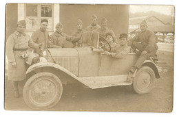 MILITARIA Carte Photo AUTOMOBILE / CAMION Militaire - Matériel