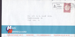 Denmark HANS NØRREGAARD Flæsketorvet Kødbyen Slogan Flamme KØBENHAVN Omk. 1979 Cover Brief University Stamp - Brieven En Documenten