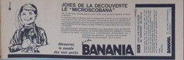 Publicité De Presse : Banania - Microscobana - Advertising