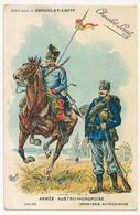 CPA - Armée Austro-Hongroise - Uhlan - Infanterie Autrichienne / Publicité Chocolat Louit - Uniforms