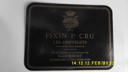 Etiquette Fixin 1er Cru Les Hervelets - MD Bordet - Sonstige & Ohne Zuordnung