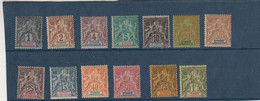 Sainte Marie De Madagascar - Pays Complet -Série Complete 1 A 13 Type Groupe - Unused Stamps