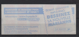 LOT 360 - FRANCE CARNET 3419 - C13a -  CARRE NOIR - Cote 50,00 € - Markenheftchen