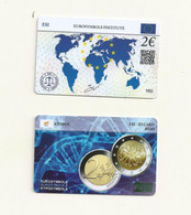 CARTE DE COLLECTION SANS PIECE CHYPRE EUROSYMBOLS INSTITUTE ESI ID CARD MILLESIME 2020. - Cipro