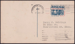 USA  4c Social Security PSC - USED @D6931 - 1941-60