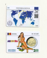 CARTE DE COLLECTION EUROSYMBOLS INSTITUTE ESI ID CARD ANDORRE  SERIE PIN-UP. - Andorra