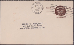 USA  6c Paul Revere PSC - USED @D3408 - 1961-80