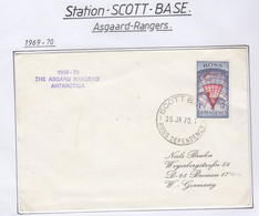 Ross Dependency 1970 Cover Scott Base Ca  Asgard Rangers Ca Scott Base 26 JA 70  (SC145) - Briefe U. Dokumente