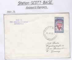 Ross Dependency 1970 Cover Scott Base Ca  Asgard Rangers Ca Scott Base 26 JA 70  (SC145) - Storia Postale