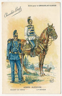 CPA - Armée Suédoise - Soldat Du Génie - LIF Dragon / Publicité Chocolat Louit - Uniformi