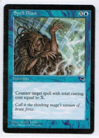 MAGIC The GATHERING  "Spell Blast"---TEMPEST (MTG--148-4) - Other & Unclassified