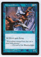 MAGIC The GATHERING  "Winged Sliver"---TEMPEST (MTG--148-5) - Andere & Zonder Classificatie