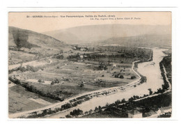 05 SERRES, Vue Panoramique, Vallée Du Buëch ( Aval ). éditeur Auguste GROS N° 51. - Otros Municipios