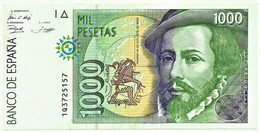 ESPAÑA - 1000 Pesetas - 12.10.1992 ( 1996 ) - Pick 163 - Serie 1Q - Hernan Cortes / Francisco Pizarro - 1.000 - [ 6] Emisiones Conmemorativas