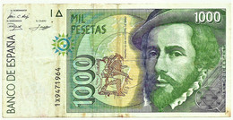 ESPAÑA - 1000 Pesetas - 12.10.1992 ( 1996 ) - Pick 163 - Serie 1X - Hernan Cortes / Francisco Pizarro - 1.000 - [ 6] Emissions Commémoratives