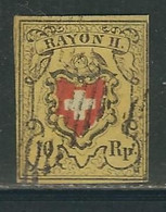 SUISSE  N° 15 Obl. - 1843-1852 Kantonalmarken Und Bundesmarken