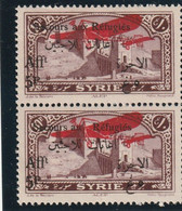 Syrie N° 37 Sans X Aux A Tenant A Normal Sans Charniére** - Unused Stamps