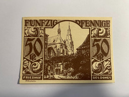 Allemagne Notgeld Paderborn 50 Pfennig - Collections