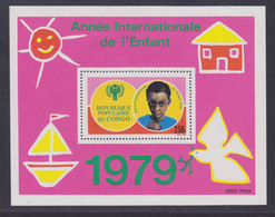 CONGO BLOC N°   21 ** MNH Neuf Sans Charnière, TB (CLR143) Année De L'Enfant - 1979 - Nuovi