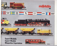 CATALOGUE TRAINS MINIATURES MARKLIN 1990 1991 - Français