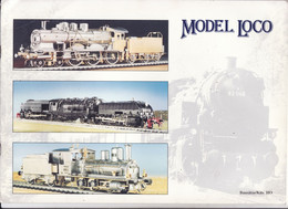 CATALOGUE TRAINS MINIATURES MODEL LOCO - Francese