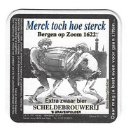 960a Scheldebrouwerij Bergen Op Zoom Merk Toch Hoe Sterk - Beer Mats