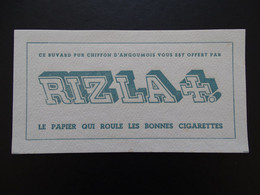 RIZ-V01 - 2 Buvards – RIZ LA+ - Le Papiers Qui Roule Les Bonnes Cigarettes – Quelques Rousseurs - Format 21x11 - Tabak