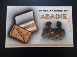 ABA-B07 -  Buvard – Papier à Cigarettes – ABADIE – Quelques Rousseurs - Format 21x13,5 - Voir Scans - Tobacco