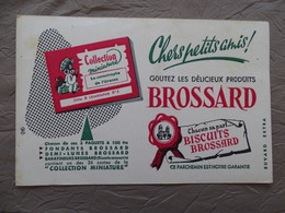 BRO-001 - Buvard – BROSSARD – Chers Petits Amis ! - 20,6x13,5 - Voir Scans - Sucreries & Gâteaux