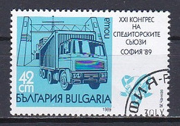 Bulgaria, 1989, Transport Cong, 42st, CTO - Usados