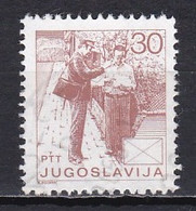Yugoslavia, 1986, Postal Service/Delivering Letter, 30d, USED - Usados
