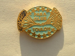 Pin's  PARA CLUB TOULON - Parachutespringen