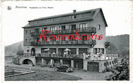 Hostellerie Du Vieux Moulin Amonines Erezee Luxembourg Province CPA Oldtimer Voiture Animee (En Très Bon état) - Erezée