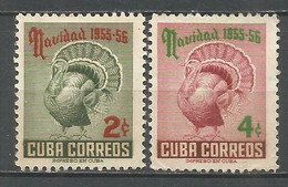 CUBA YVERT NUM. 431/432 SERIE COMPLETA NUEVA SIN GOMA - Unused Stamps