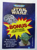 FLYERS PUB MICRO MACHINES STAR WARS IDEAL 1997 - Objets Publicitaires