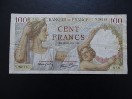 MON-100-41 - Billet 100 Francs SULLY Du 20/11/1941 – Etat D’usage – Voir Scans - 100 F 1939-1942 ''Sully''