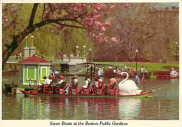 Etats Unis - Boston - Swan Boats At The Boston Public Gardens - Carte Neuve - CPM - Voir Scans Recto-Verso - Boston