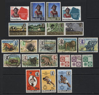 Swaziland (05) 1967 - 1979. 74 Different Stamps & 1 Miniature Sheet. Mint & Used. Hinged. - Swaziland (1968-...)