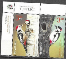 CROATIA, 2021, MNH , JOINT ISSUE WITH KYRGYZSTAN, BIRDS, WOODPECKERS, 2v - Otros