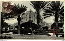 CLICHE UNIQUE FOTOPOSTAL MELILLA  MELILLA DETALLE DE LA PLAZA DE ESPAÑA - Melilla