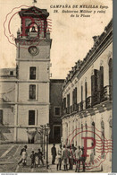 CAMPAÑA DE MELILLA 1909 GOBIERNO MILITAR Y RELOJ DE LA PLAZA. ED BOUMENDIL - Melilla