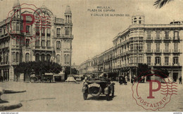 MELILLA PLAZA DE ESPAÑA Y CALLE DE ALFONSO - Melilla