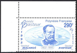 French Polynesia Sc# 658 MNH 1995 290fr Louis Pasteur (1822-95) - Unused Stamps