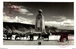 RPPC FOTOPOSTAL ECUADOR LAT 0 0 0 - Ecuador