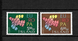 LOTE 2235  ///  ISLANDIA  YVERT Nº: 311/312 **MNH    ¡¡¡ OFERTA - LIQUIDATION - JE LIQUIDE !!! - Unused Stamps